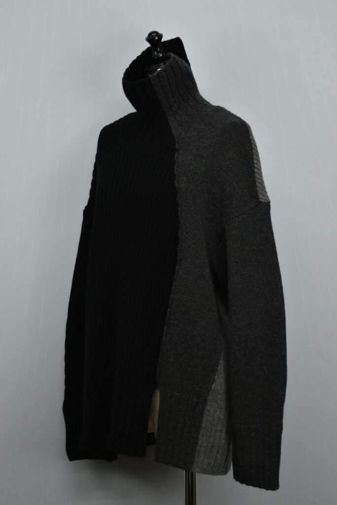 UJOH / Cropped Turtle Neck Knit - good LIFE STORE