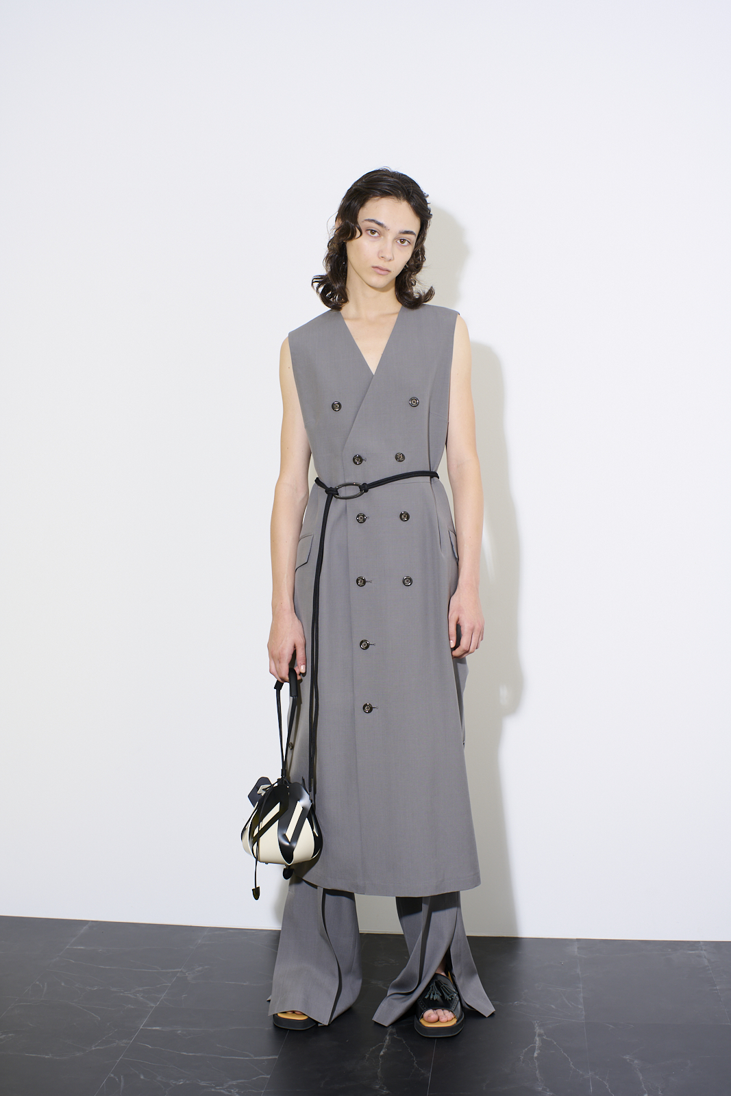 UJOH / Cord & Belt Dress - good LIFE STORE