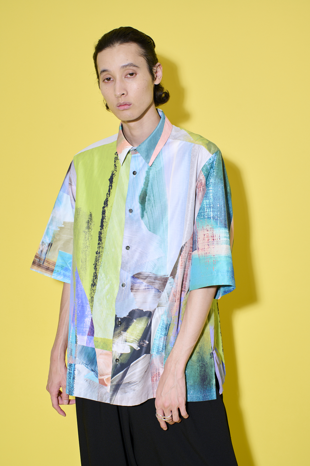 UJOH / Regular Collar Half Sleeve Shirt - good LIFE STORE