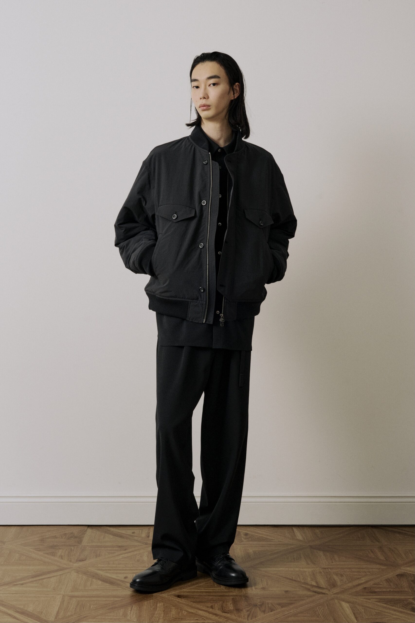 2*4様 UJOH W ZIP Blouson UJOH / 4 Pockets Zip-up Rib Blouson - good LIFE STORE